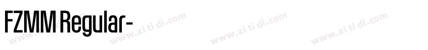 FZMM Regular字体转换 FZMM Regular字体转换